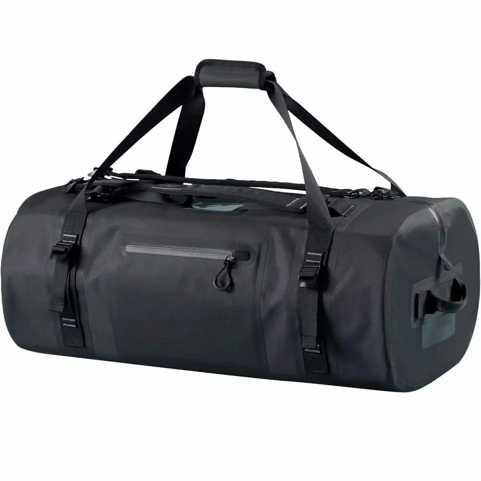 Custom Logo Waterproof TPU PVC 30L 50L 70L Garment Designer Travel Small Gym Duffel Bag for Men Outdoor Women