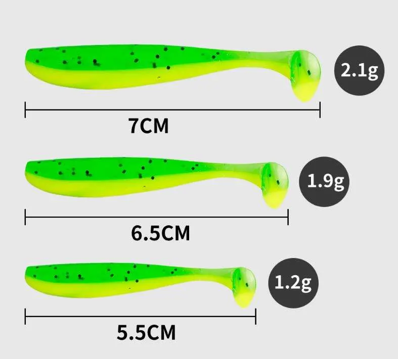 Artificial Soft Fishing Bait Colorful Lure