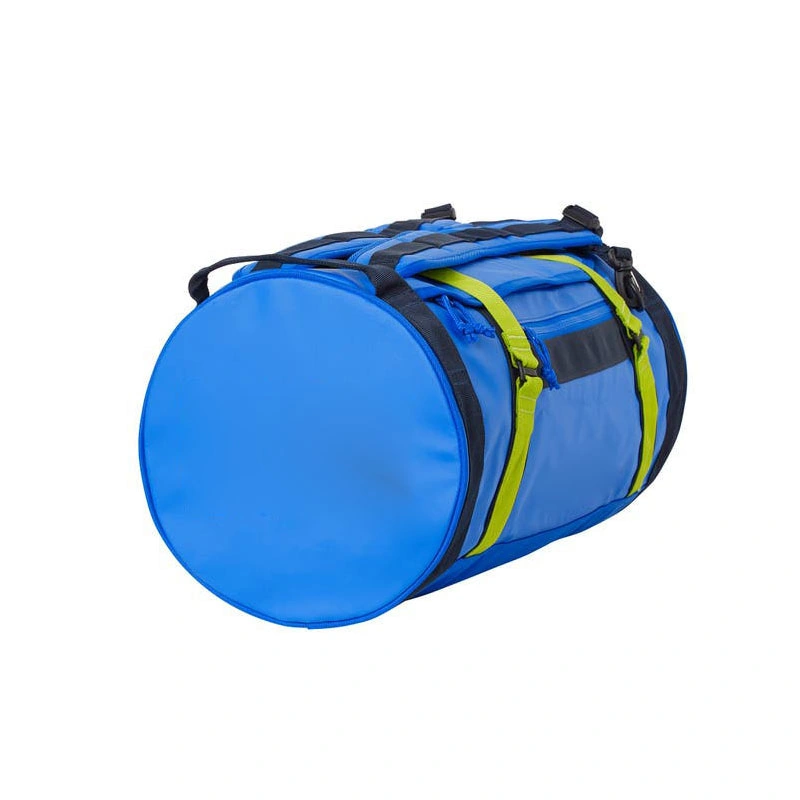 Blue Waterproof Duffel Backpack PVC Tarpaulin Duffel Bag 45L, 60L, 90L