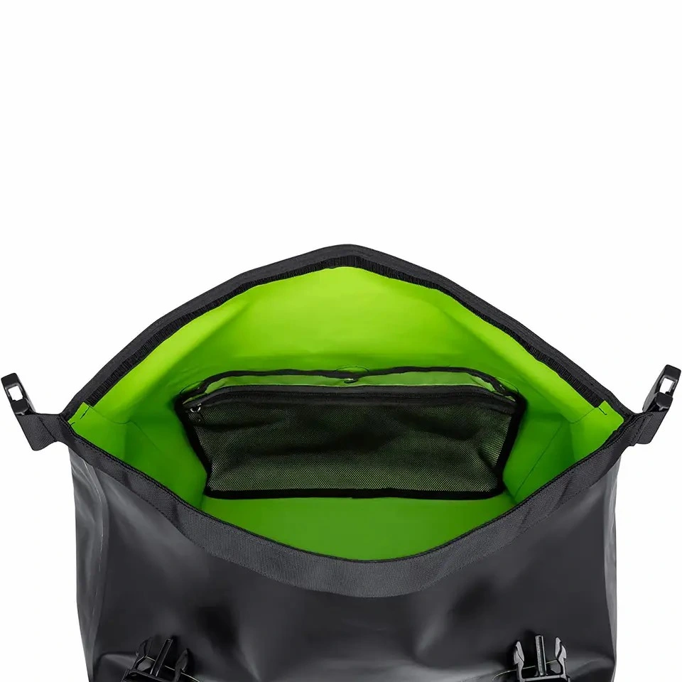 Custom Logo PVC TPU 40L Black Waterproof Luggage Dry Large Travel Duffel Bag for Camping Hiking Kayaking