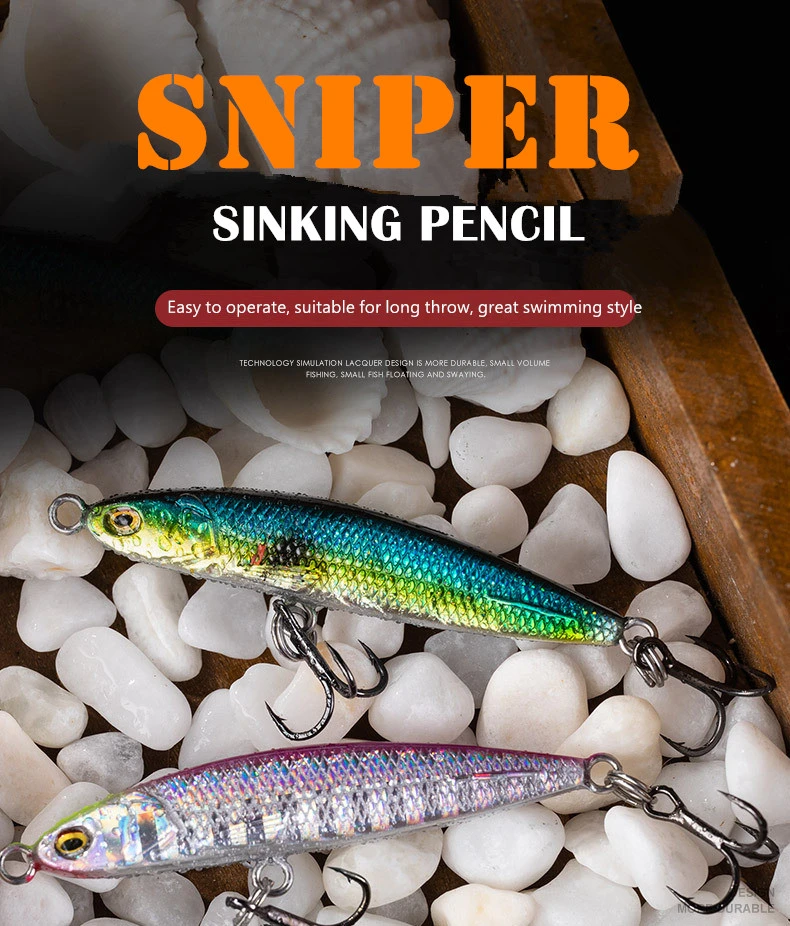 Sp-06 Sinking Pencil Lure Reel Rod Line Fishing Gear