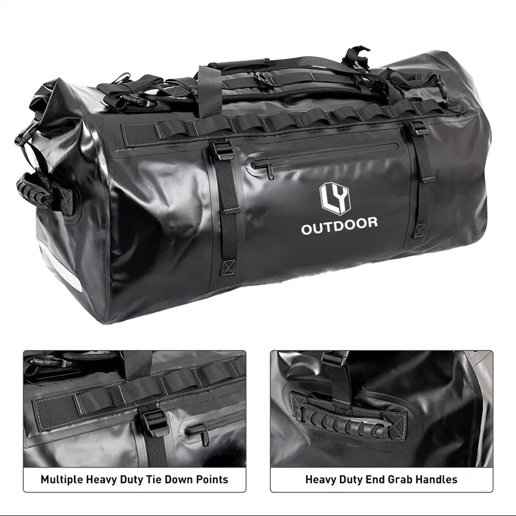 Outdoor PVC Backpack Waterproof Traveling Duffel Bag