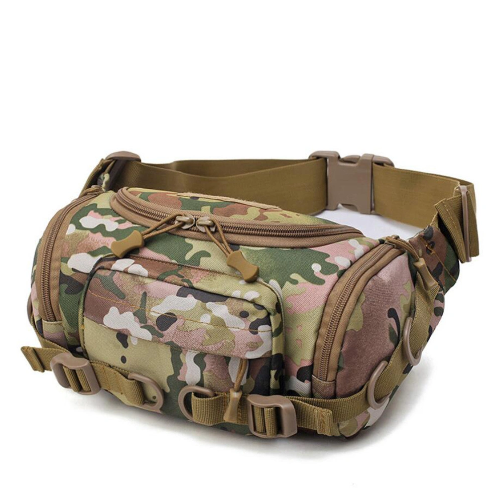 Waist Pack Bag, Nylon Outdoor Waterproof Tactical Sling Bag Chest Bag Waist Bag Crossbody Bag Belt Bag Hiking Cycling Sports Bag Esg13133