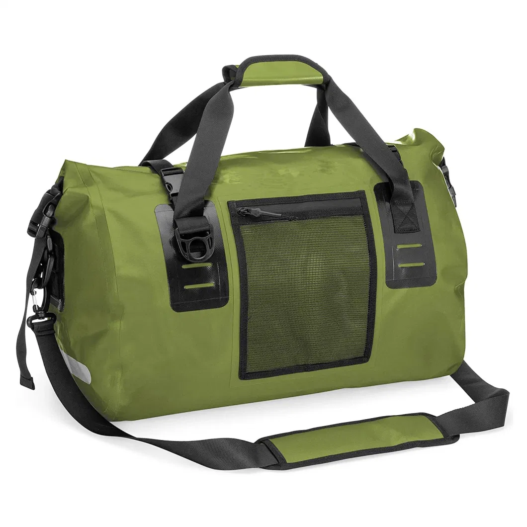 Custom Logo Nylon 420d/PU+TPU Camping Sports Bag Waterproof Dry Duffel Bag