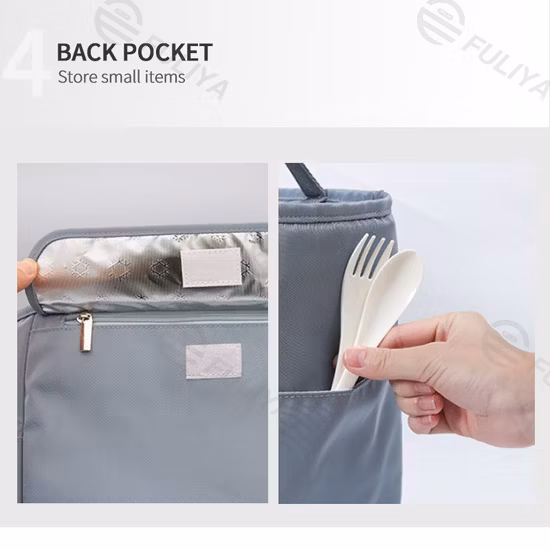 Custom Big Capacity White PVC Insulated Mommy Cooler Bag for Picnic