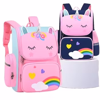 Factory Wholesale Unicorn Girls School Bags Waterproof Breathable Children Backpack