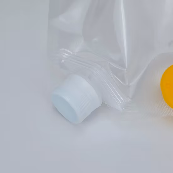 China Waterproof Transparent Shopping Bag Laser Shoulder Bag PVC Tote Bag Stand up Pouch