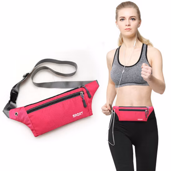 Custom Logo Sport Fanny Pack Waterproof Running Belt Bag Men Waist Bag