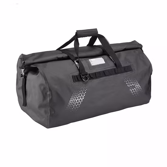 Large Capacity Travel Bag Duffel Bag Sport Travel Waterproof Black Light Blue Dark OEM Customized